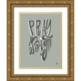 thumbnail image 1 of Barrett, Erin 25x32 Gold Ornate Wood Framed with Double Matting Museum Art Print Titled - Pray Big, 1 of 4