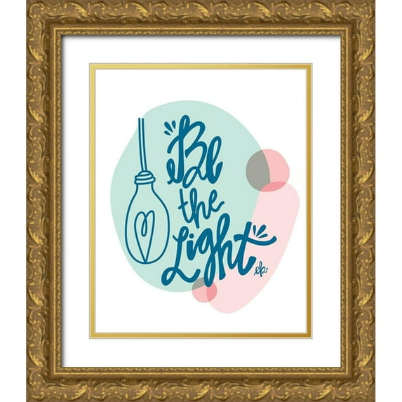 Barrett, Erin 26x32 Gold Ornate Wood Framed with Double Matting Museum Art Print Titled - Be the Light