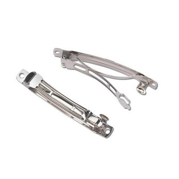 Barrette Nickel 80Mm 12Pc