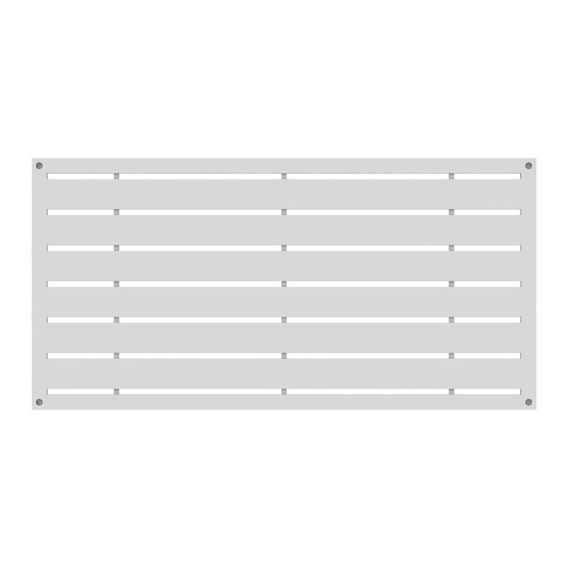 White Polymer 2x4 ft. Decorative Screen Panel