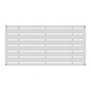 Barrette Outdoor Living  2 x 4 ft. Xpanse Boardwalk Polymer Screen Panel, White