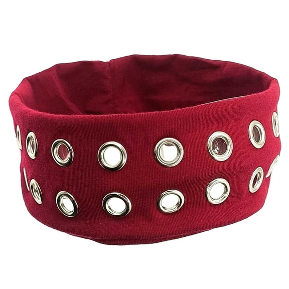 WJY Metal Barrettes Barrette Fashion Headband, Red, Red, 1 Count