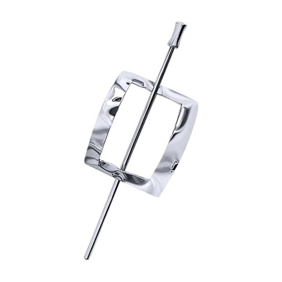 Barrettes Barrette and Hair Stick Accessory for Elegant Styling and Secure Hold Pure Metal Minimalist Design