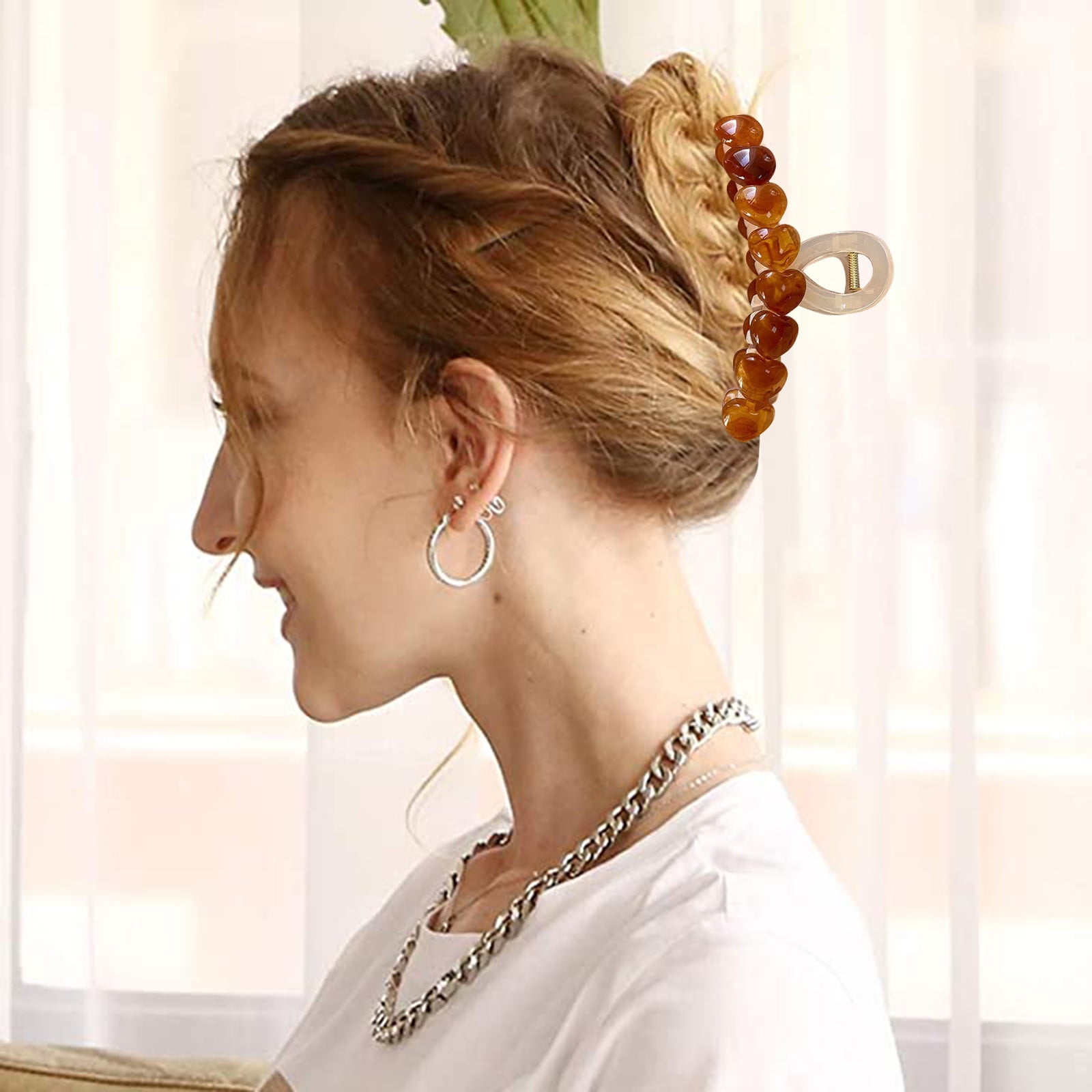 Barrettes Hair Stick Barrette Leather Little Girl Hair Barrettes Large