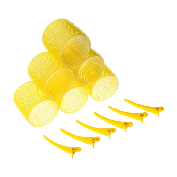Barrettes Hair Styling Tools - Curling Rods With Clips Hair Curling Tools Self Grip Lazy Hairstyling Kit for Effortless Character Creation