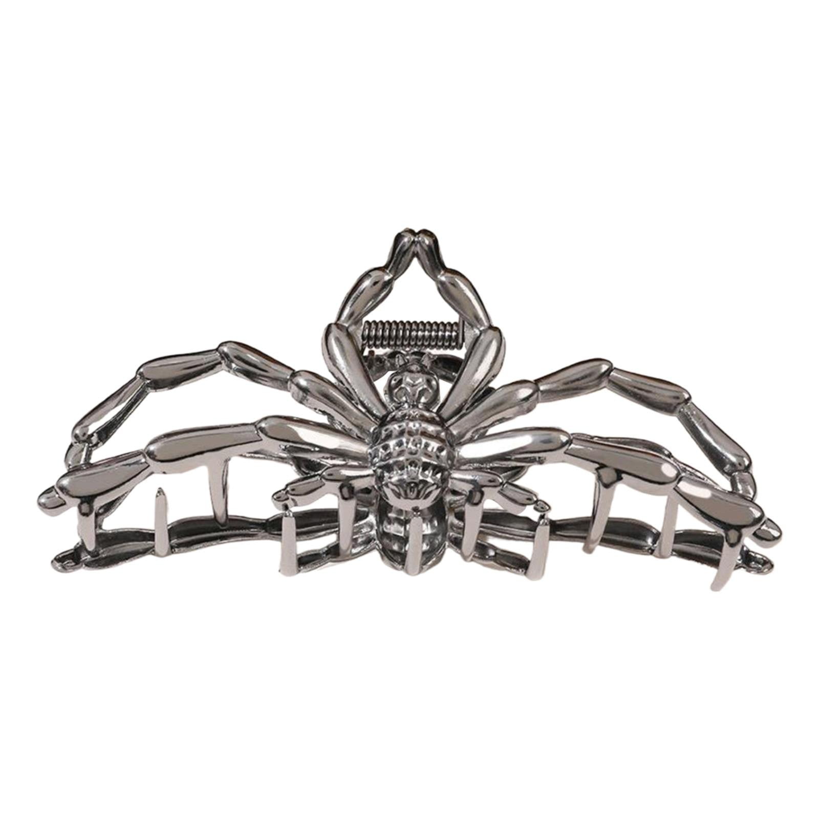 Barrettes,Halloween Black Large Hair Clip Gothic Hair Clips For Women