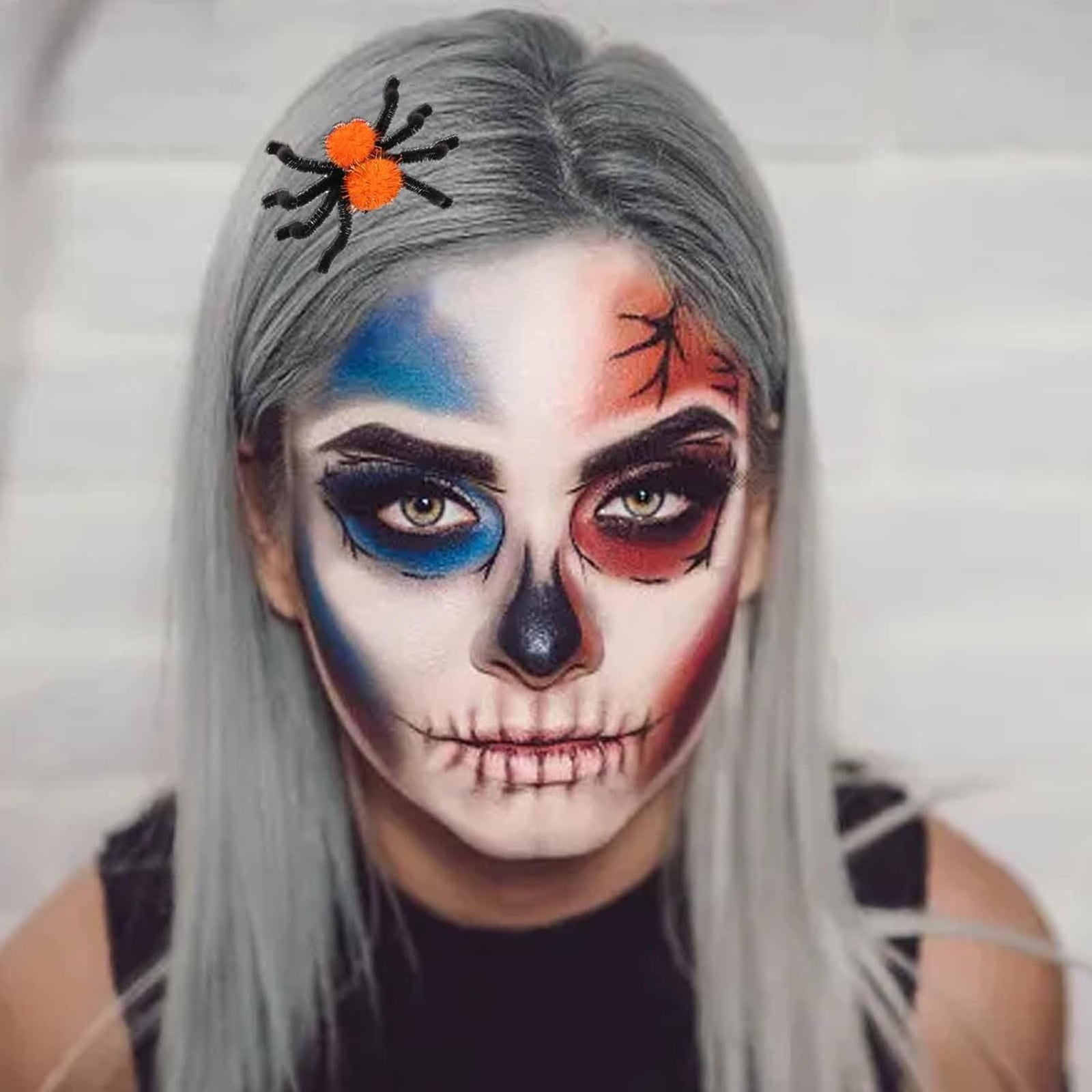 Barrettes,Halloween Hair ClipsSpider Hairpins HalloweenSpider Hair