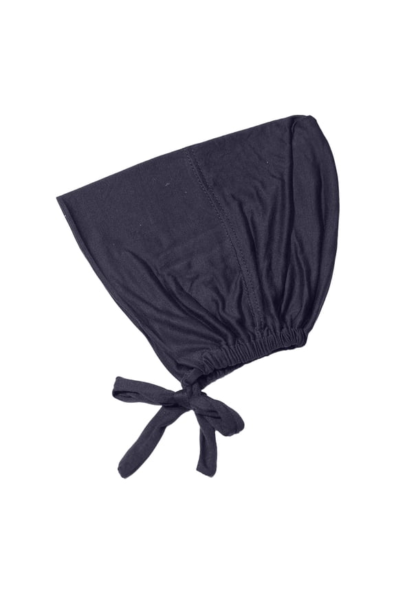 Barrettes Product Suitable Hijab Accessory Adjustable Undercap Hat with Elastic Band Hairpin Base Hat for Everyday Styling, 9.45*7.67 in, Dark blue