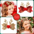 Barrettes for Women's Hair Thick Select Children's Christmas Hairpin