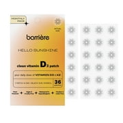 Barrière Hello Sunshine Vitamin D3 + K2 Patch, 36 Count