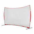 thumbnail image 1 of Barricade Backstop Net 12x9ft, Ball Sports Barrier Netting, Portable Practice Net with Carry Bag, Baseball Softball Lacrosse Soccer Training Protection, 1 of 7
