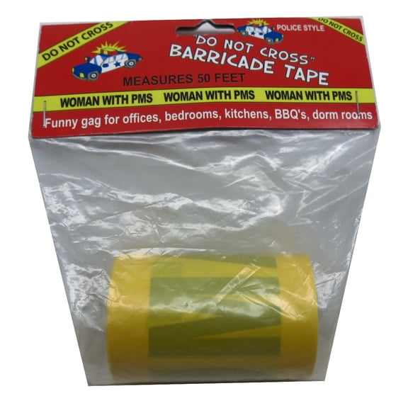 Barricade Tape - Woman with PMS - Do Not Cross