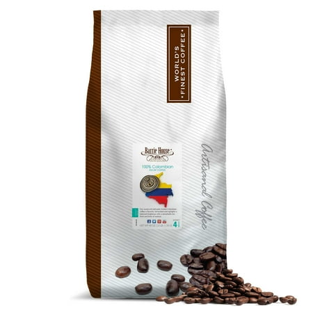 Barrie House Colombian Decaf Whole Bean Coffee, Light Roast, 100% Arabica, 40 oz