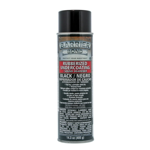 Barrier Bond Black Rubberized Undercoating Sound Deadener - 14.3 fl. Ounce Spray Can