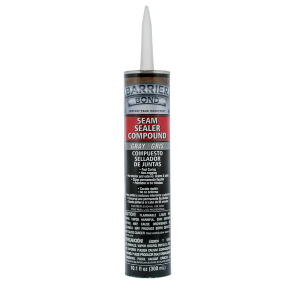 Barrier Bond Gray Seam Sealer Compound - 10.1 fl. Ounce Tube