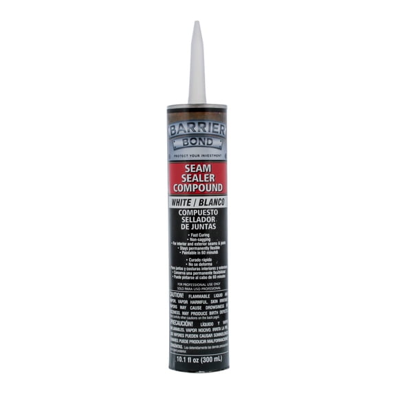 Barrier Bond White Seam Sealer Compound - 10.1 fl. Ounce Tube