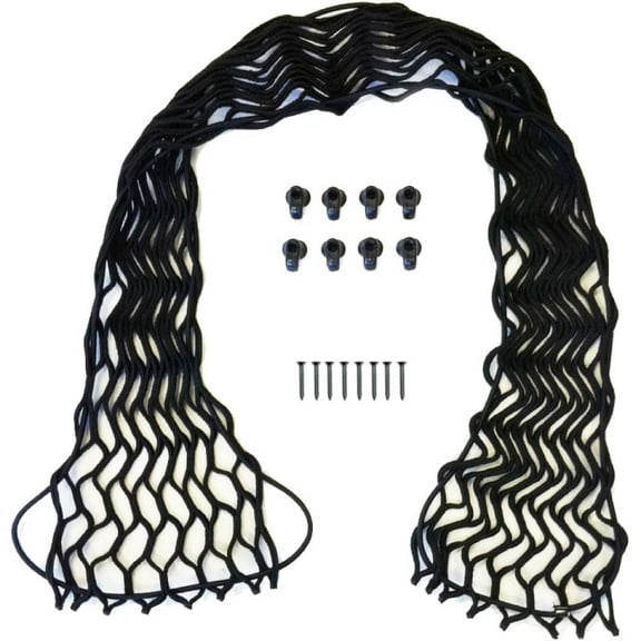 Barrier Stretch Cargo Net Pocket for Auto, RV, or Home Organization and Storage (8" x 48")