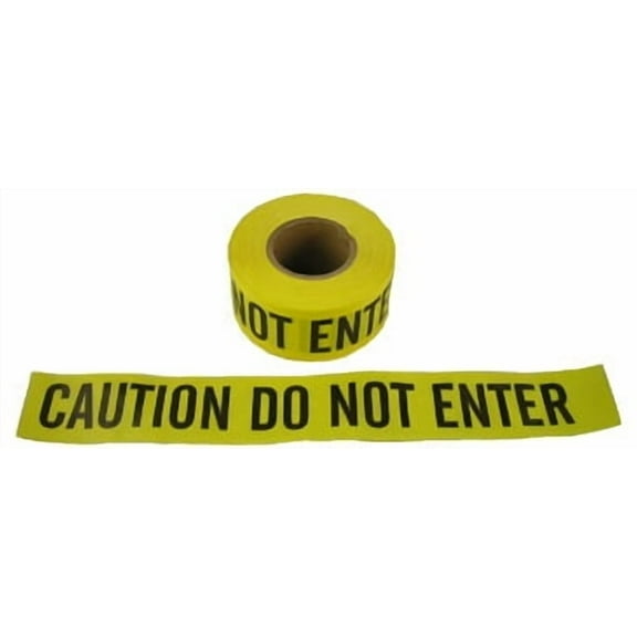 Barrier Tape, Caution Do Not Enter, Yellow