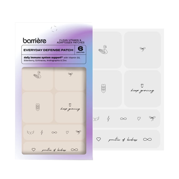 barriere Everyday Defense Multivitamin Patch, Mini Motifs Print, 6 Count