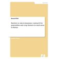 thumbnail image 1 of Barriers to micro-insurance outreach for pastoralists and crop farmers in rural areas in Kenya, (Paperback), 1 of 1