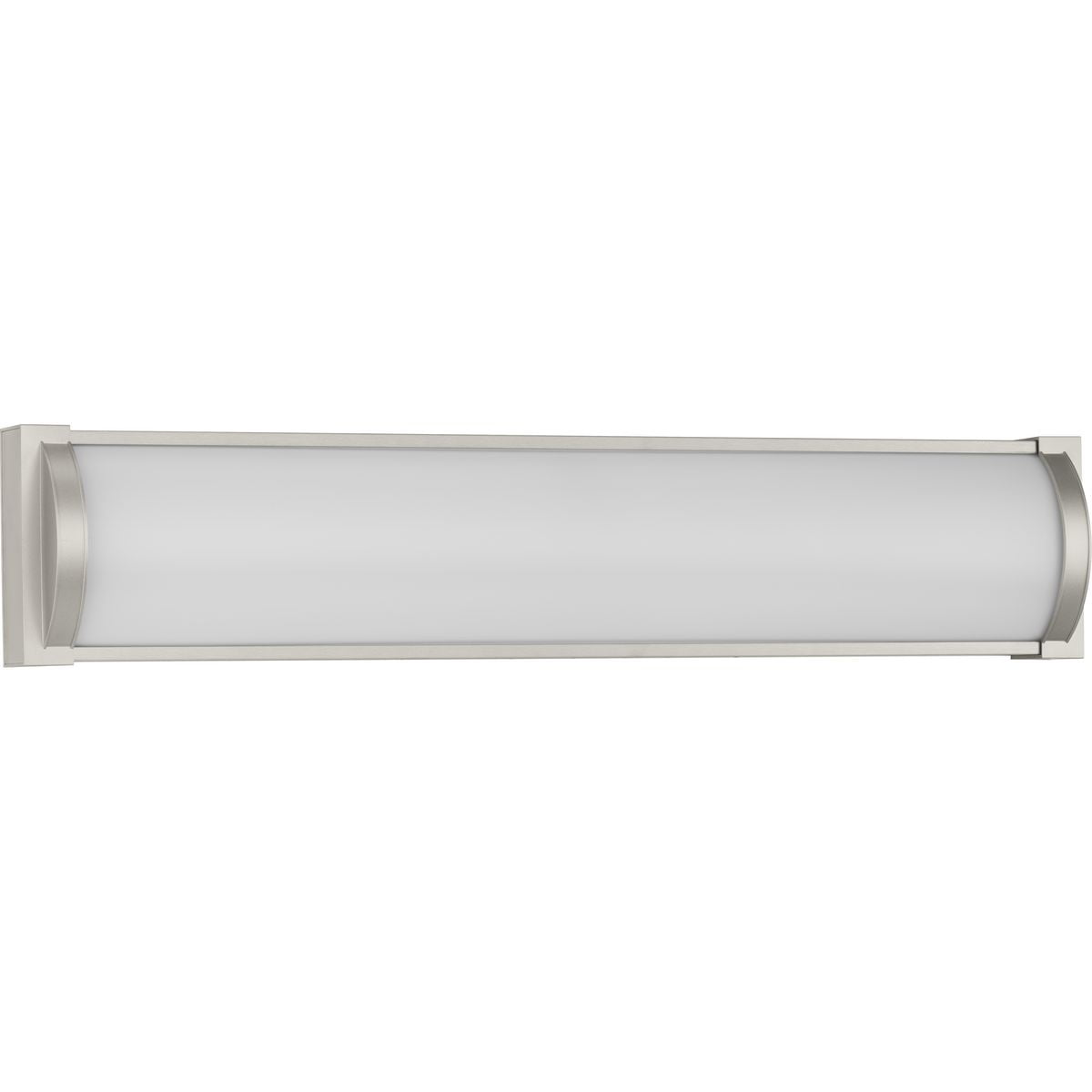Barril 24" Brushed Nickel LED Linear Vanity Light with Acrylic Shade