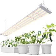 Barrina 1 Pack TX-L84 4FT LED Grow Light 84W 4 LED Panels Wider Coverage Full Spectrum with 730nm IR LEDs High PPFD Linkable Hanging for Plant Lights Indoor Greenhouse Vegetable Seeding