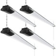 thumbnail image 1 of Barrina 4FT Linkable LED Shop Light for Garage, 84W,10000LM, 5000K Linkable Light Fixture for Workshop, Basement, Hanging or FlushMount, Heat Dissipation, with Pull Chain Switch, ETL,4 Pack, 1 of 6