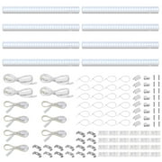 Barrina Grow Lights for Indoor Plants, 5000K White Full Spectrum Led Grow Light, 1ft Plant Grow Light, LED Grow Light Bulbs, T5 Grow Light Strip, Plug and Play, 8-Pack