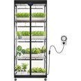 thumbnail image 1 of Barrina LP750 Indoor Greenhouse with Grow Light 5-Tier Plant Stand with Light 140W TX-S35 2FT 5000K Full Spectrum Plant Shelf with Tent Timer & Thermometer for Seed Tray Growth 29.5 x 13.8 x 70.9IN, 1 of 9