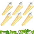 thumbnail image 1 of Barrina Plant Light, 144W(6 x 24W, 800W Equivalent), 2ft T8, Super Bright, Full Spectrum led Grow Light, T8 Integrated Growing Lamp Fixture for Indoor Plants, 6-Pack, 1 of 8