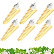 Barrina Plant Light, 144W6 x 24W, 800W Equivalent, 2ft T8, Super Bright, Full Spectrum led Grow Light, T8 Integrated Growing Lamp Fixture for Indoor Plants, 6-Pack