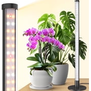 Barrina Standing Grow Light 20W 2FT Desk LED Plant Light Hanging and Standing Table Top Full Spectrum Vertical Grow Lights with Stand and On/Off Switch