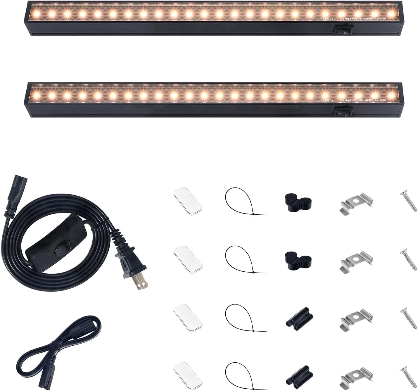 Barrina 2-Pack T5 Grow Lights for Indoor Plants Full Spectrum 1FT 10W ...