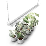 Barrina TX72 4FT Grow Light for Indoor Plants 72W 500W Equivalent High PPFD 5000K Daylight Full Spectrum Linkable Grow Lights for Seed Starting Vegetable Greenhouse with On/Off Switch