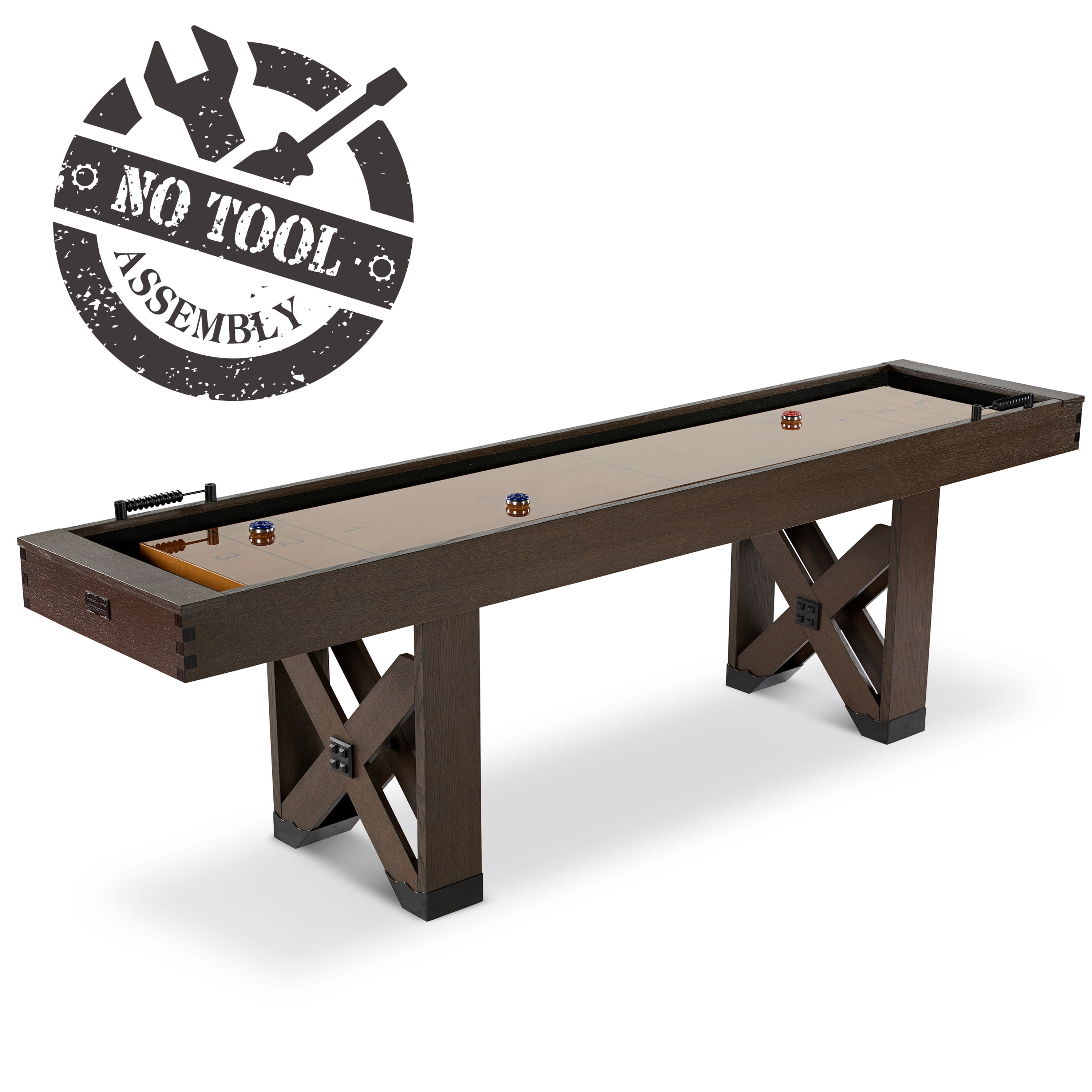 Barrington 9 ft. Fremont Collection Shuffleboard Table with No Tools