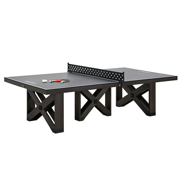9-ft Fremont Ping Pong Tennis Table, Official Size with Durable Metal Net by Barrington Billiards