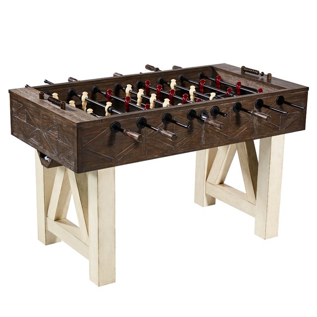 Barrington Bellevue Collection 56 inch Foosball Table, Brown/White