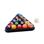 Barrington Billiards 16-Piece Regulation 2-1/4 inch Pool Ball Set with Triangle Rack