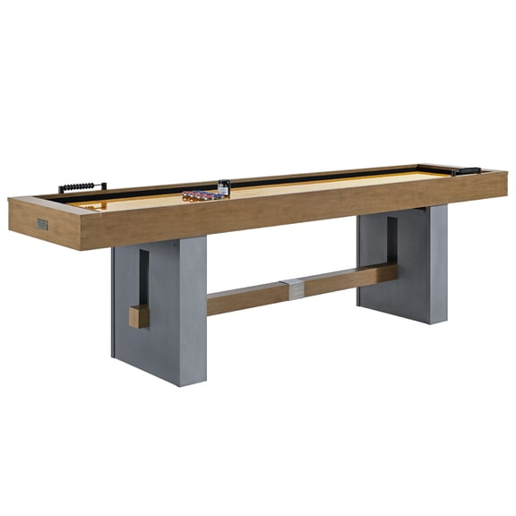 Barrington Billiards 9' Urban Shuffleboard Table With Scratch-Resistant Playfield and 8 Puck Set