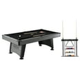 thumbnail image 1 of Barrington Billiards Blackstone 7.5 Ft Pool Table with Black Velvet Cloth, Cue Rack, Balls, Cue Sticks for Family Game Room, 1 of 7