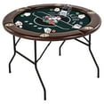 thumbnail image 1 of Barrington Billiards Poker Table with Rails, Cup Holders, Chips & Cards, 1 of 8