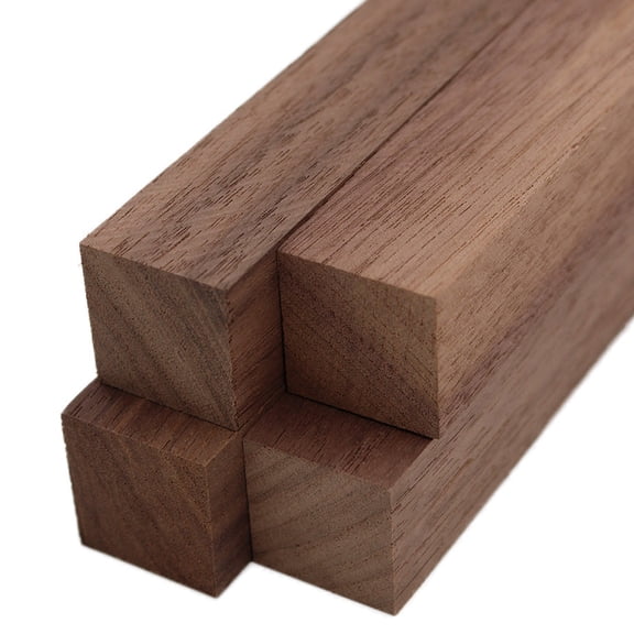 Barrington Hardwoods Walnut Turning Blank Squares - 1" x 1" (4 Pcs)