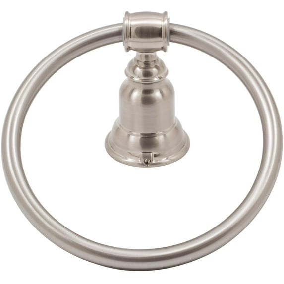 Barrington Towel Ring, Satin Nickel by Stone Harbor Hardware