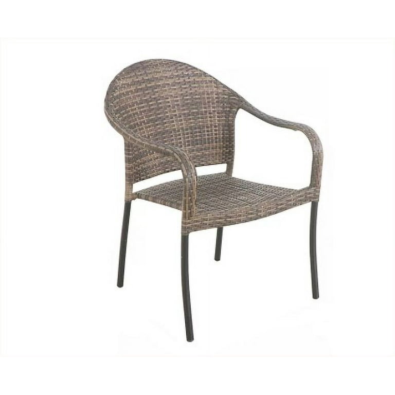 Barrington wicker folding patio chair in natural brown deals
