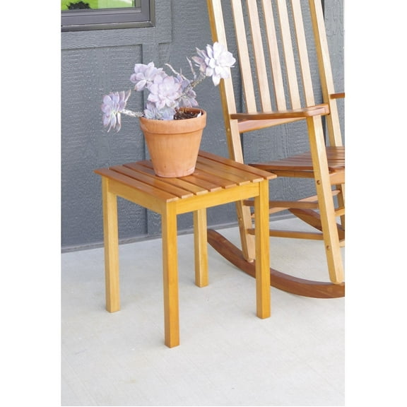 Barrington Wood Side Table, Natural