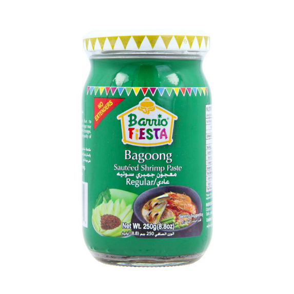 Barrio Fiesta Brand Sauted Shrimp Paste Regular 8.8oz (250ml)- 1 Bottle