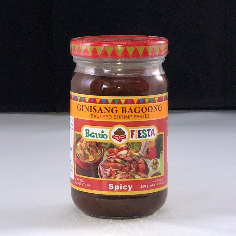 Barrio Fiesta Ginisang Bagoong Sauteed Shrimp Paste - Spicy 8.85oz (250g),  2 Pack