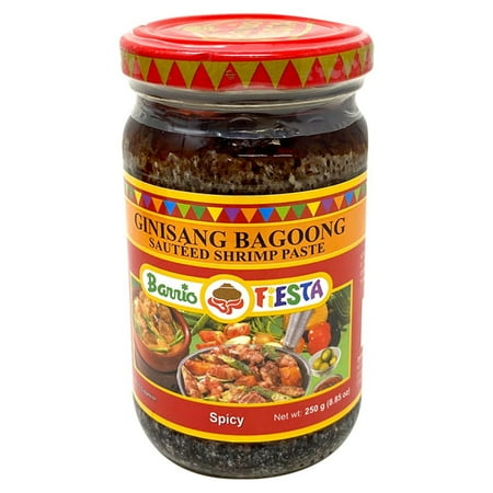 Barrio Fiesta Ginisang Bagoong Sauteed Shrimp Paste - Spicy 8.85oz (250g), 2 Pack