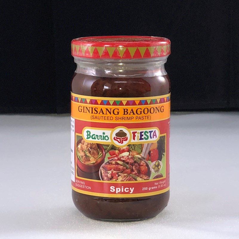 Barrio Fiesta Ginisang Bagoong Sauteed Shrimp Paste Spicy 8.85oz (250g),  Pack