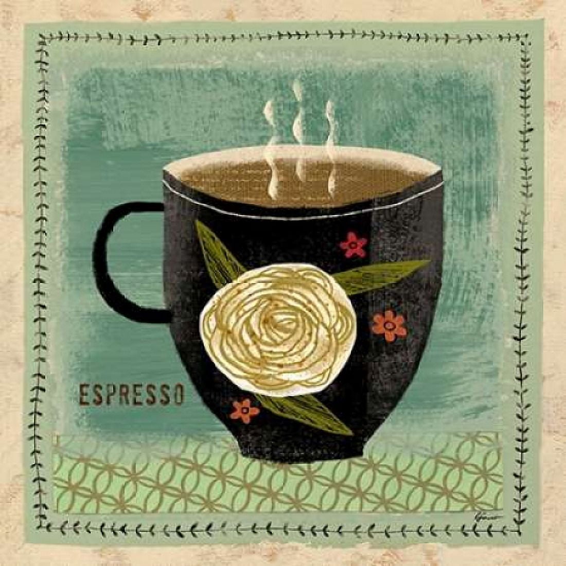 Barrista Beauty 1 Canvas Art - Richard Faust (24 x 24)